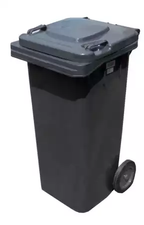 Бак 120,0л для сбора, хранения медицинских отходов (класс А), с крышкой, без педали, цвет зеленый, многоразовый