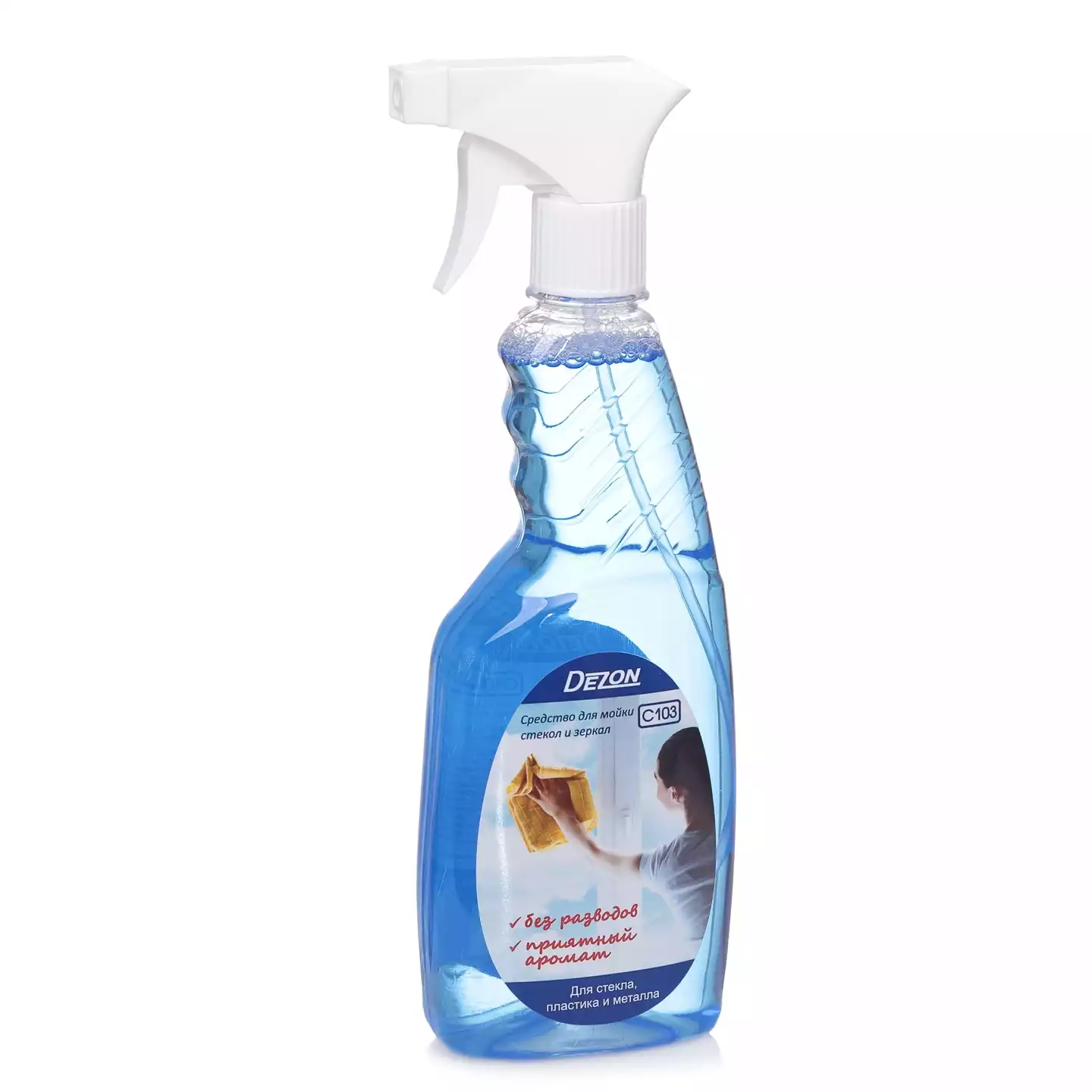 Средство С-103, стеклоочиститель, 0,5л, спрей, нейтральное пенное средство, с отдушкой