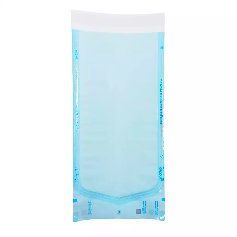 Пакет СтериТ, размер 140*280мм, комбинированный, самоклеющийся, упаковка 100шт