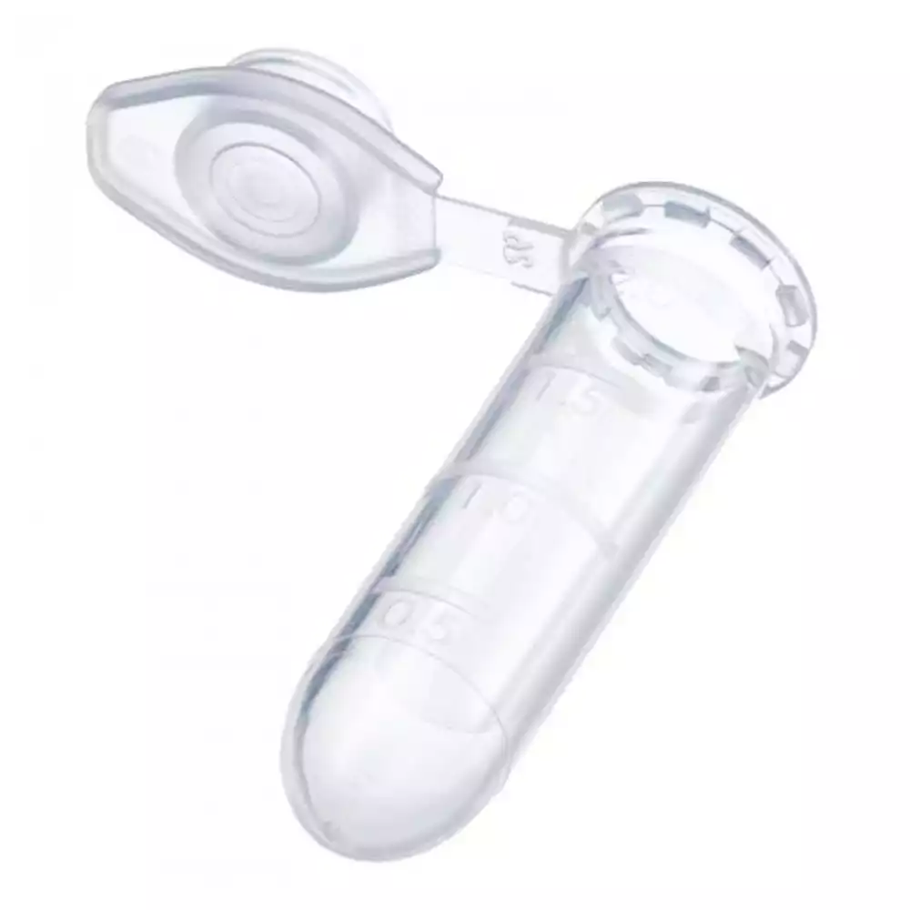 Пробирка цилиндрическая с крышкой, объем 2,0мл, п/п