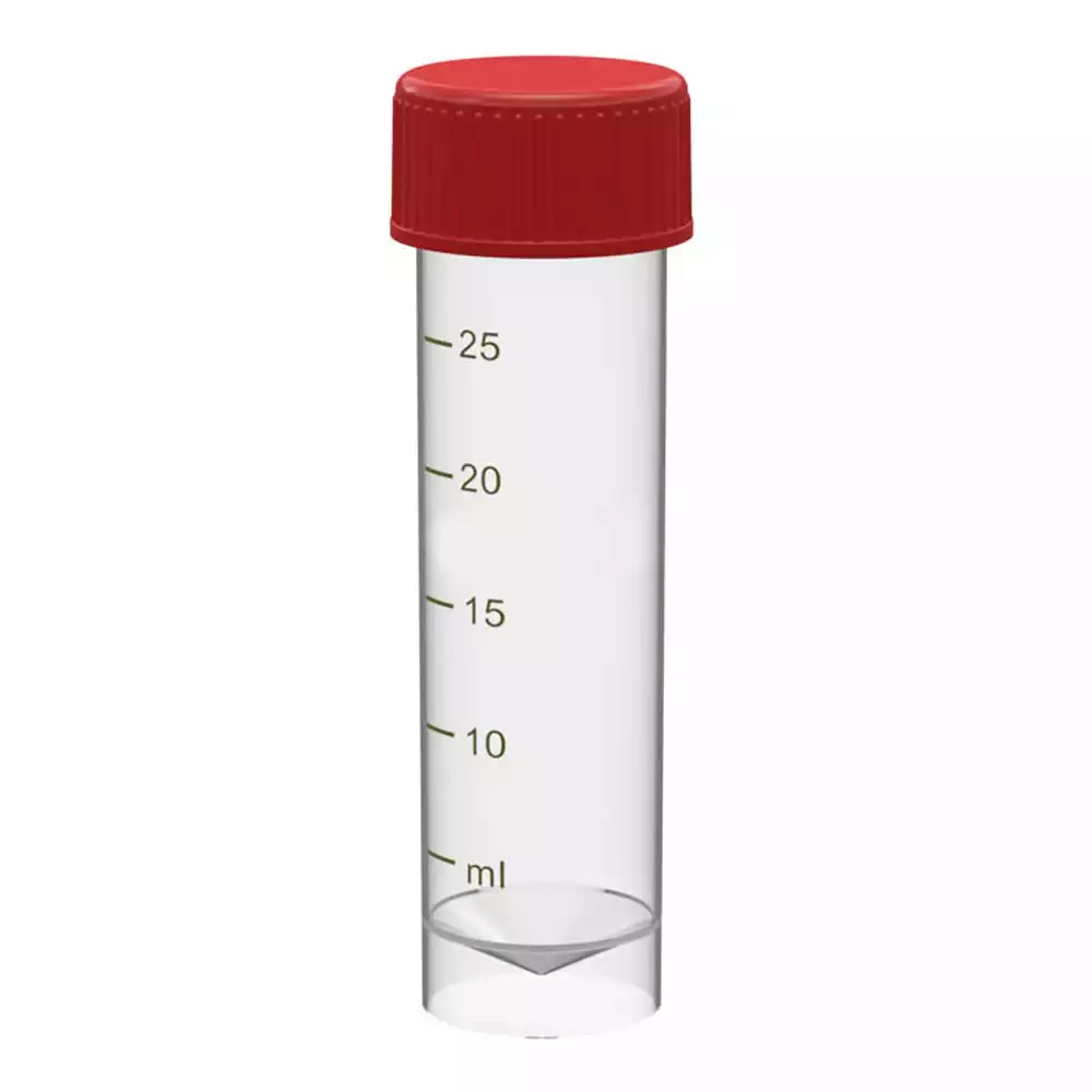 Контейнер 25мл, для взятия биоматериала, нестерильный