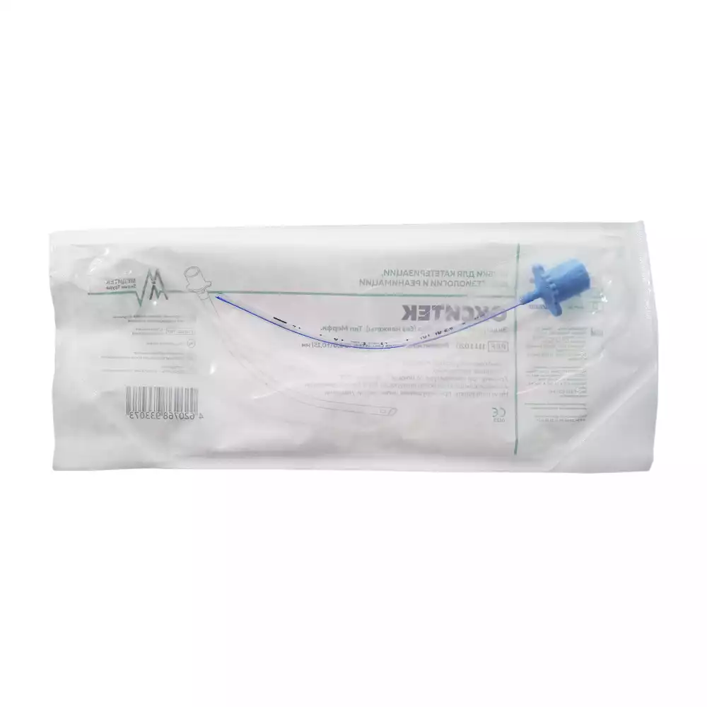 Трубка эндотрахеальная №2,0 без манжеты, внеш. диаметр 3,0мм, длина 140мм, стерильная