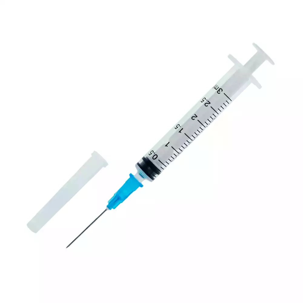 Шприц 3,0 мл, 3-х компонентный INEKTA , игла 23G*1 1/2 (0,6х25мм), стерильный