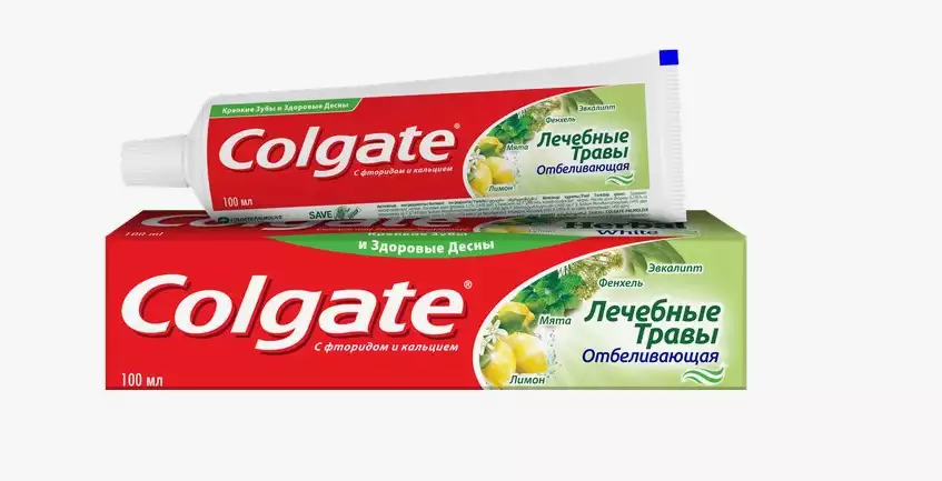 Паста зубная Колгейт 100 мл Лечебные травы Отбеливающая